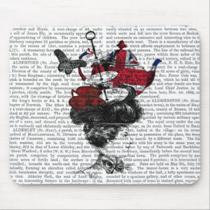 British Afternoon Tea Hat Mouse Pad