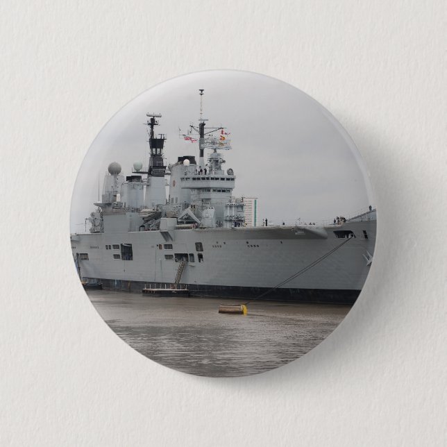 British Aircraft Carrier Button (Front)
