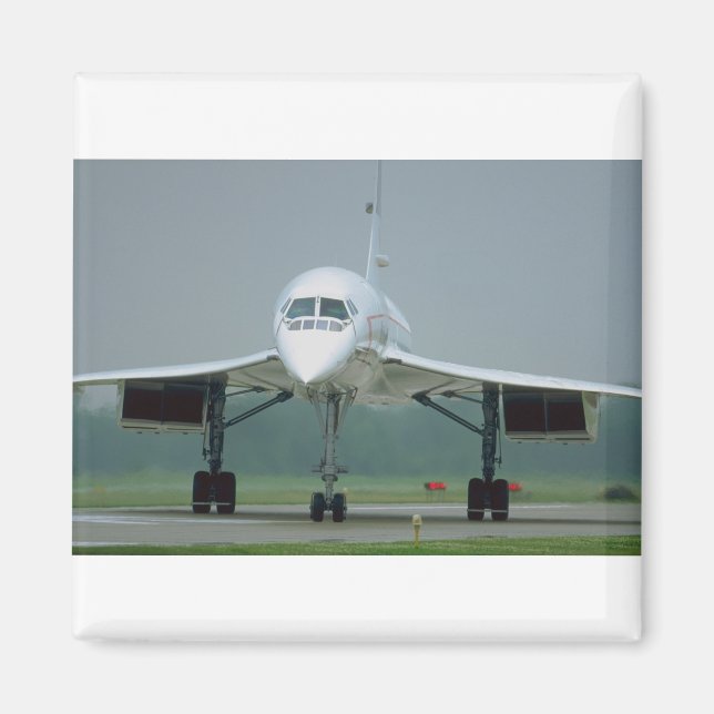 British Airways Concorde, on taxi way Magnet (Front)