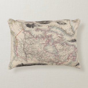 British America 2 Accent Pillow