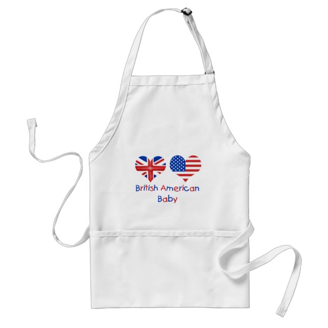 British American Baby Adult Apron (Front)
