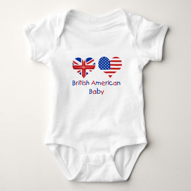 British American Baby Baby Bodysuit (Front)