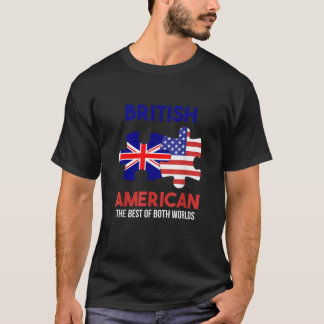 British American England USA Pride United Kingdom T-Shirt