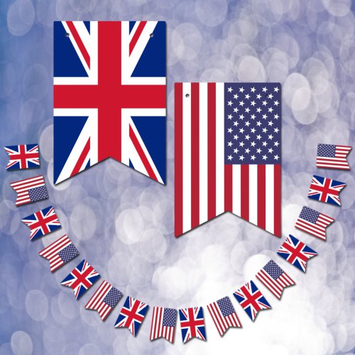British American Flag Party Union Jack flag  USA