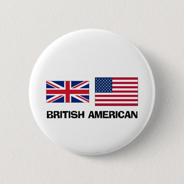 British American Pinback Button (Front)