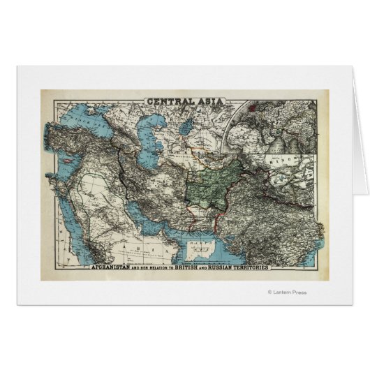 British and Russian Territories of Afghanistan (Front Horizontal)