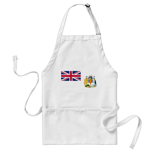 British Antarctic Territory Flag Adult Apron (Front)