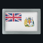 British Antarctic Territory Flag Belt Buckle<br><div class="desc">Patriotic flag of British Antarctic Territory.</div>