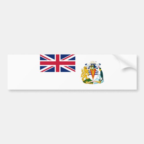 British Antarctic Territory Flag Bumper Sticker