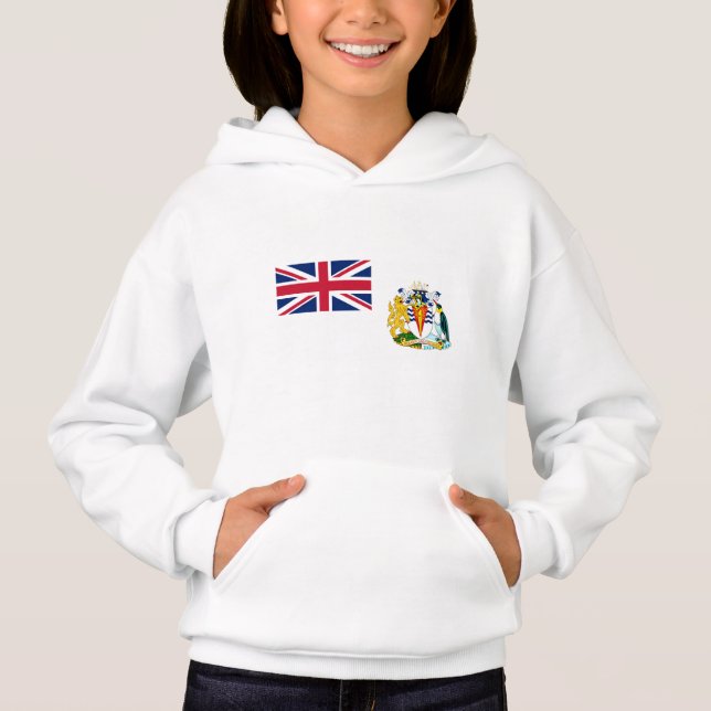 British Antarctic Territory Flag Hoodie (Front)