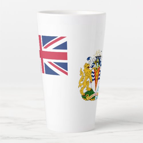 British Antarctic Territory Flag Latte Mug