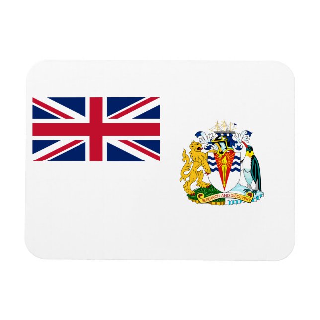 British Antarctic Territory Flag Magnet (Horizontal)