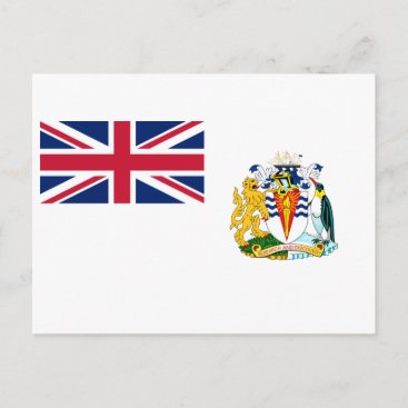 British Antarctic Territory Flag Postcard
