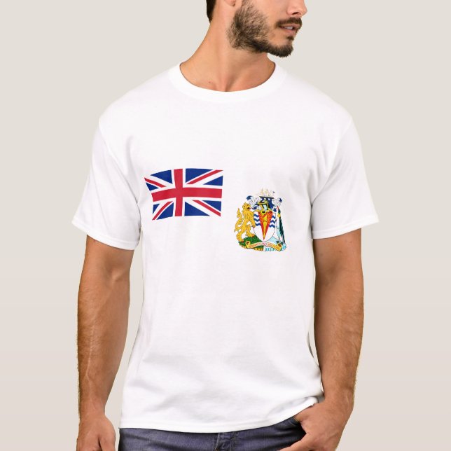 British Antarctic Territory flag T-Shirt (Front)