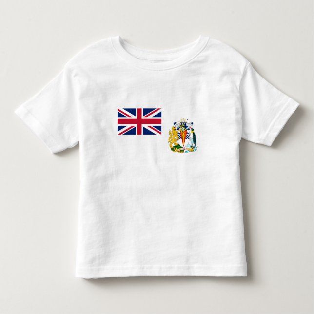 British Antarctic Territory Flag Toddler T-shirt (Front)