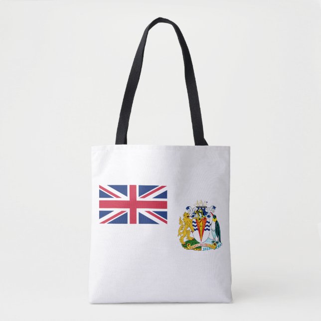 British Antarctic Territory Flag Tote Bag (Front)
