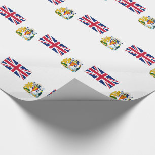 British Antarctic Territory Flag Wrapping Paper