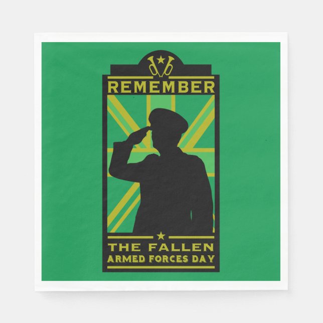 British Armed Forces Day Napkins (Front)