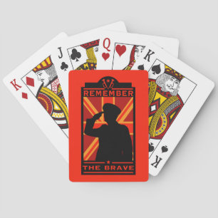 British Armed Forces Day Poker Cards