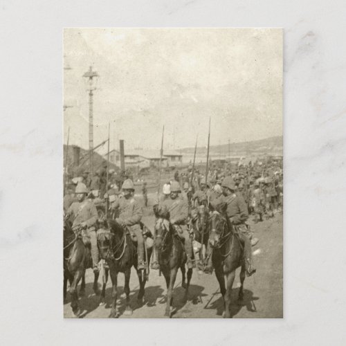 British army Boer War Postcard