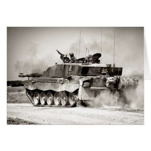 British Army Challenger 2 Main Battle Tank Cards (Front Horizontal)