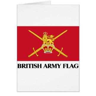 British Army Flag Cards