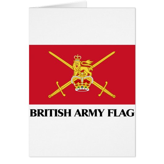 British Army Flag Cards (Front)