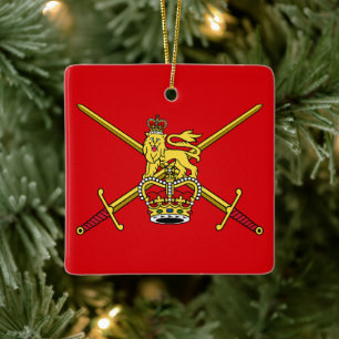 British Army flag (non-cerimonial) Ceramic Ornament