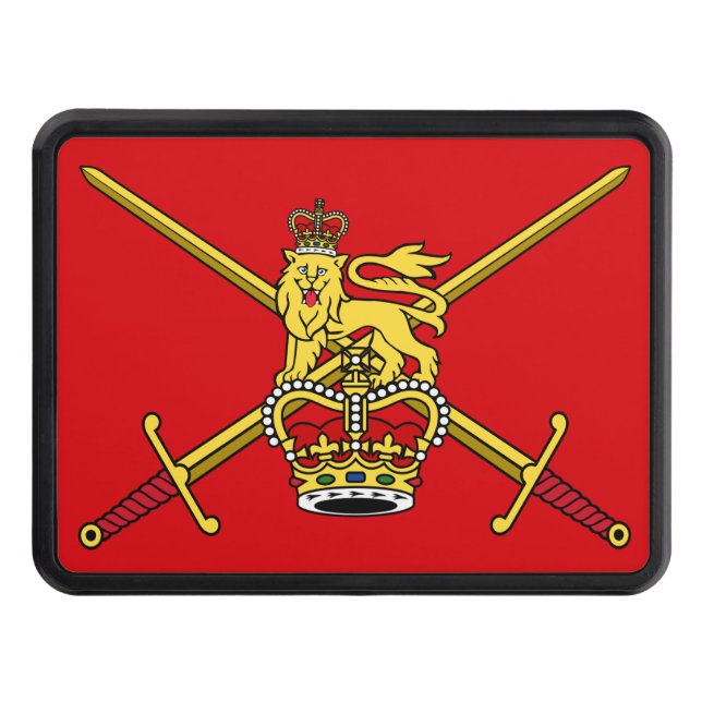 British Army flag (non-cerimonial) Hitch Cover (Front)