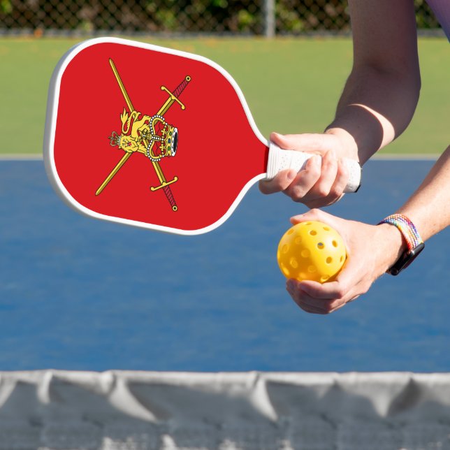 British Army flag (non-cerimonial) Pickleball Paddle (Insitu)