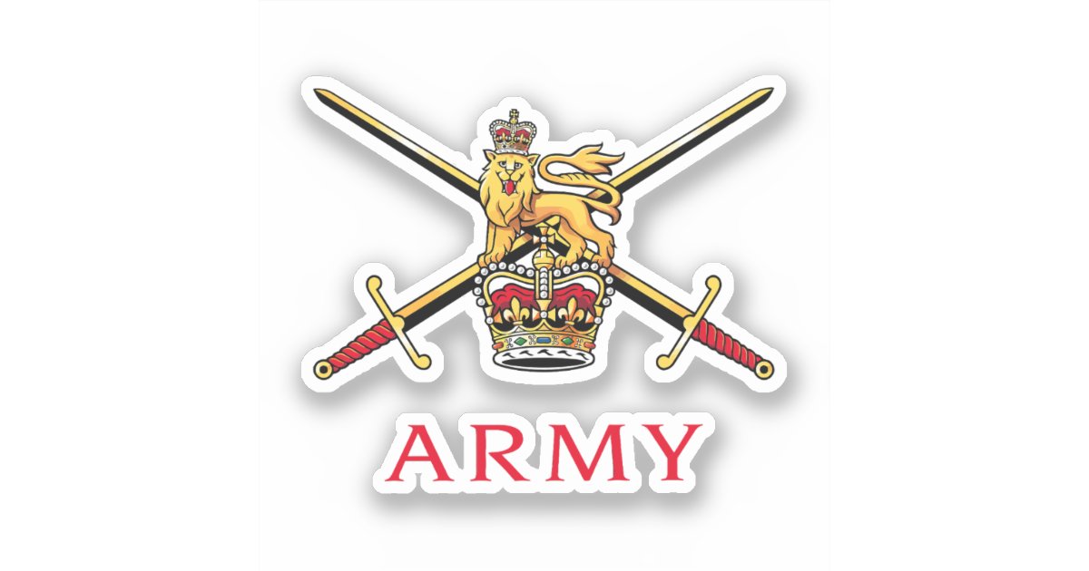 British Army Logo Sticker | Zazzle