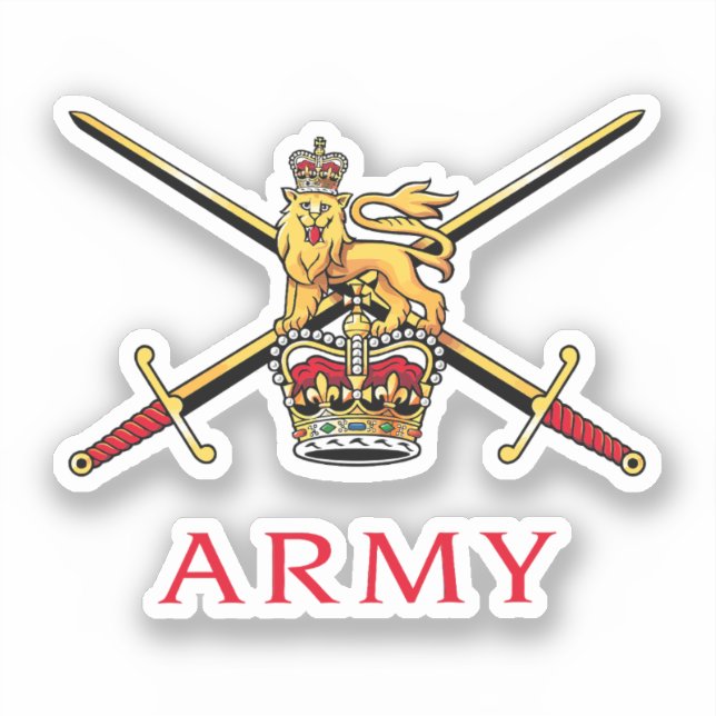 British Army Logo Sticker (Front)