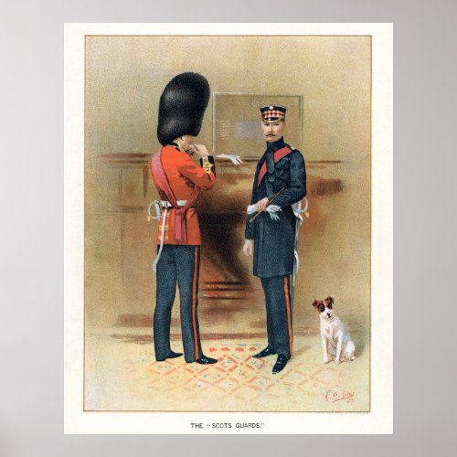 British Army _ The Scots Guards Poster