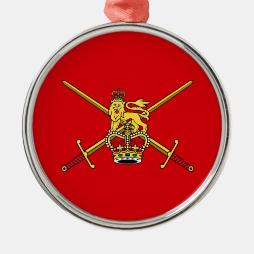 British Army UK Military Metal Ornament