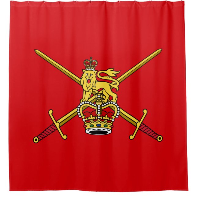 British Army (UK Military) Shower Curtain (Front)