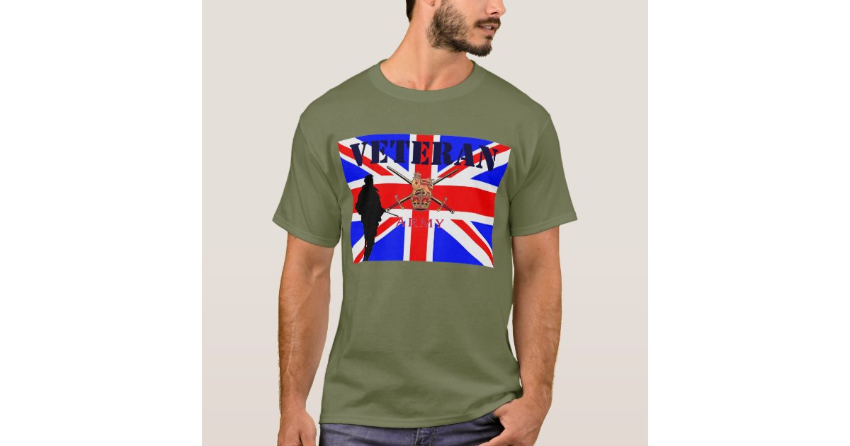 British Army Veterans T-shirt | Zazzle