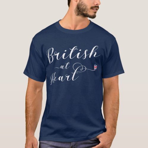 British At Heart Great Britain T_Shirt