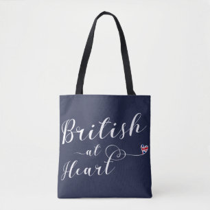 British At Heart Grocery Bag, UK Tote Bag