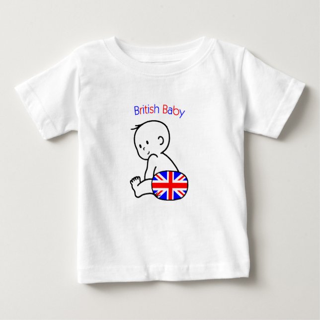 British Baby Baby T-Shirt (Front)