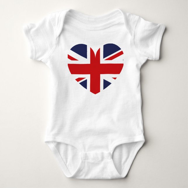British baby one piece baby bodysuit (Front)