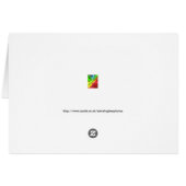 British Badger Card (Back Horizontal)