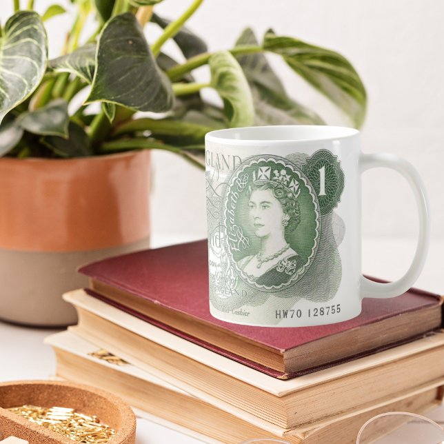 British Bank Note Mug – 1970 One Pound Note on Mug (Creator Uploaded)