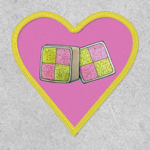 British Battenberg Marzipan Sponge Cake Bakery Patch