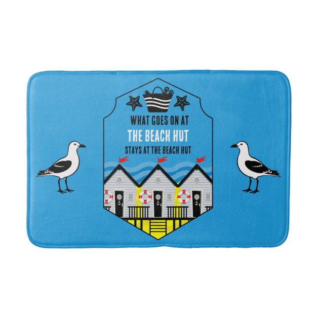 British Beach Floor Bath Mat (Front)