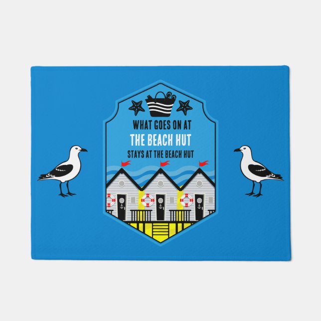 British Beach Floor Doormat (Front)