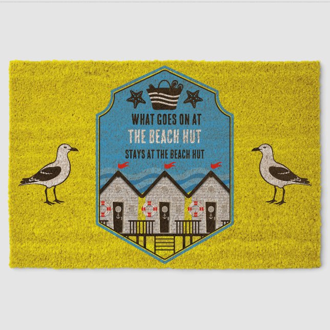British Beach Floor Fiber Doormat (Front)