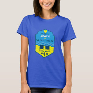 British Beach-Themed Gift T-Shirt
