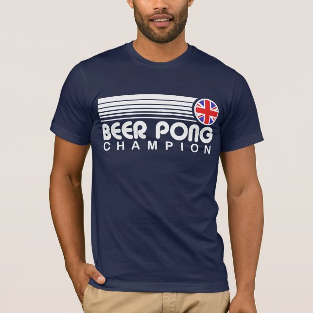British Beer Pong Champion T-Shirt (Front)