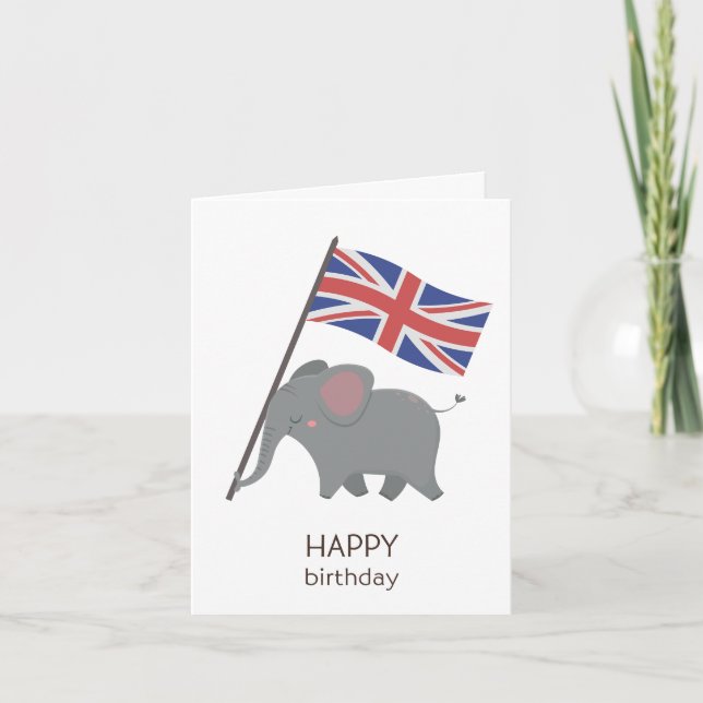 British Birthday Card (Front)