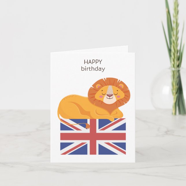British Birthday Card (Front)